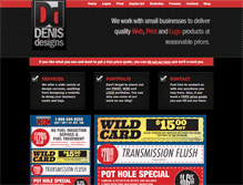 Tablet Screenshot of denisdesigns.com